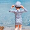 T-shirt et short de bain garçon marin "Théo"