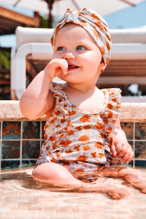 Maillot de bain fille une pièce "Claudine Indien"