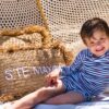 T-shirt et short de bain garçon marin "Théo"