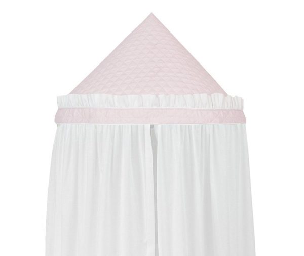 Baldaquin suspendu pour lit bébé - Collection Rose