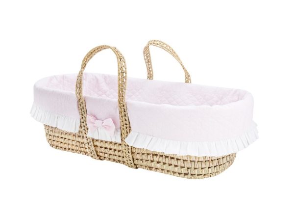 Couffin osier - Collection Rose