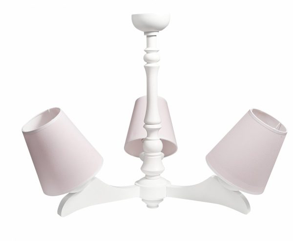 Lustre 3 bras - Collection Rose