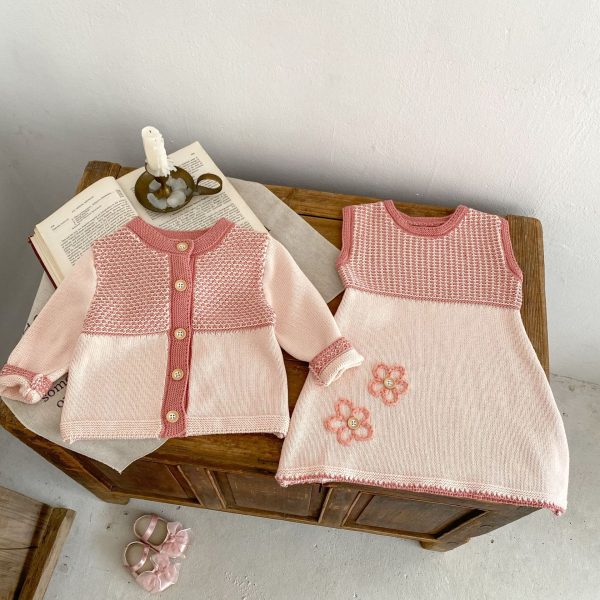 ENSEMBLE ROBE ET GILET "NINA"