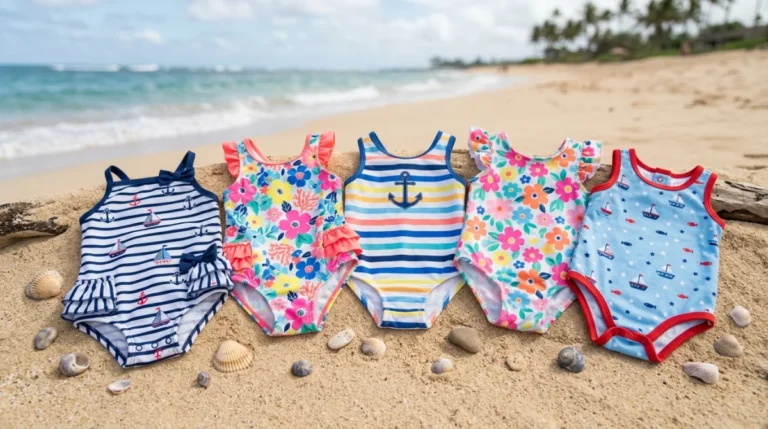 Collection de maillots bébé pour l'été