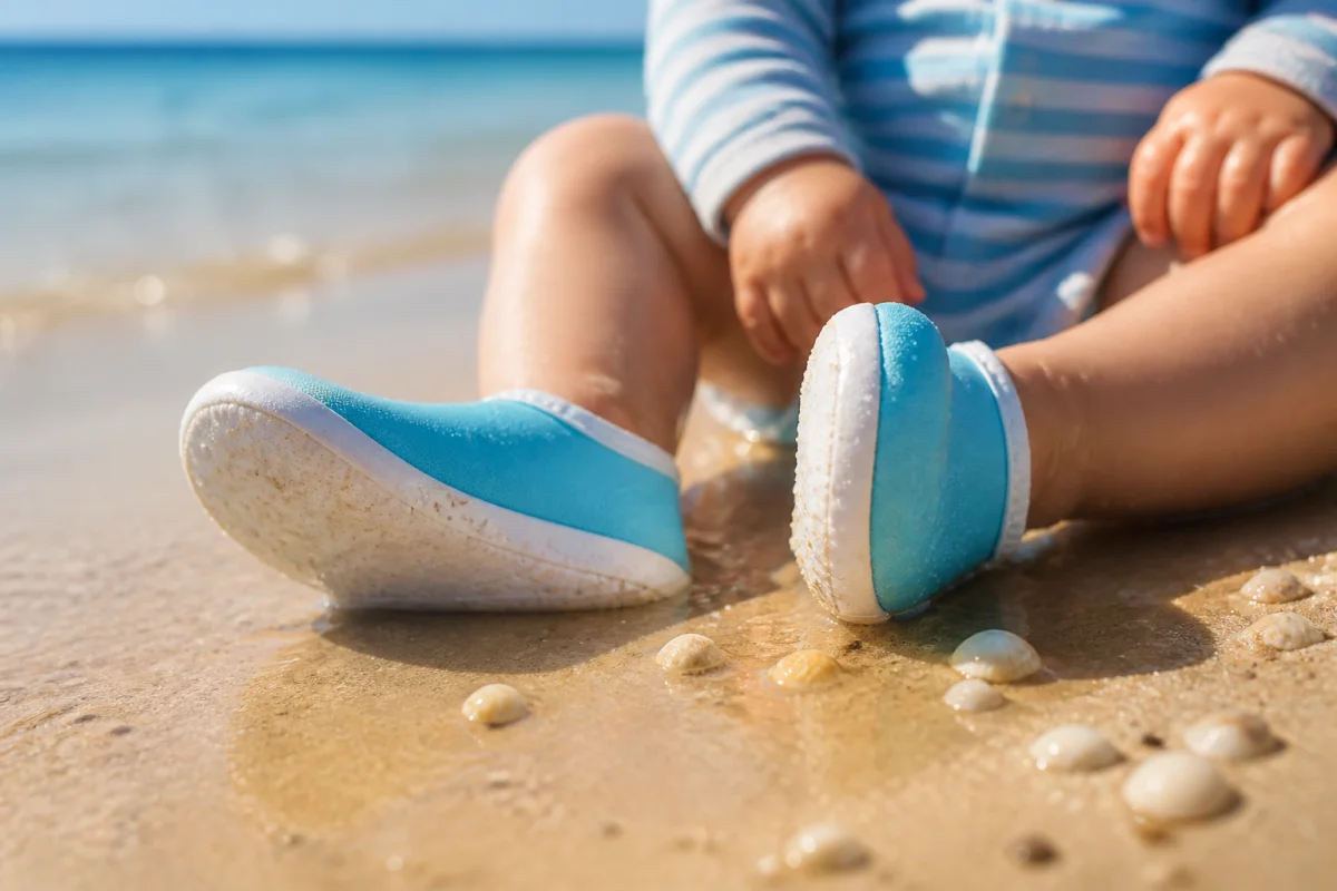 comment habiller un bébé à la plage