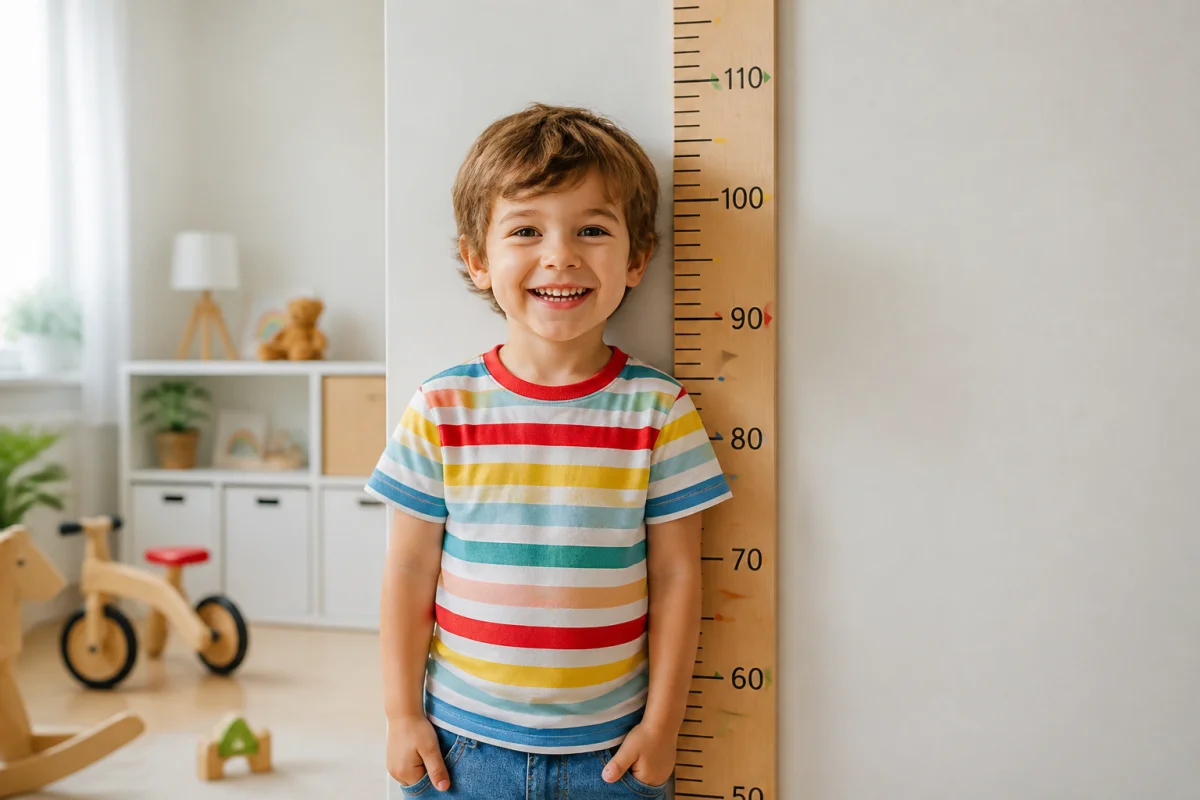 quelle taille à 4 ans