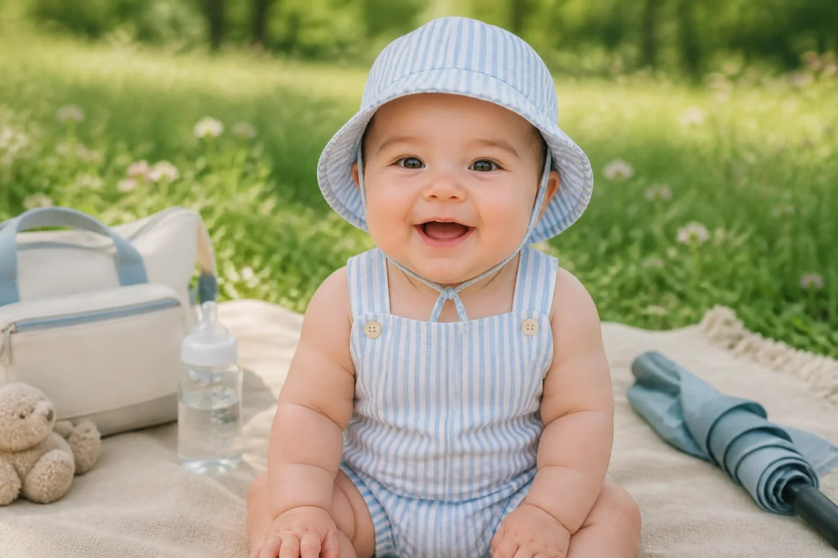 comment habiller un bébé de 6 mois en été