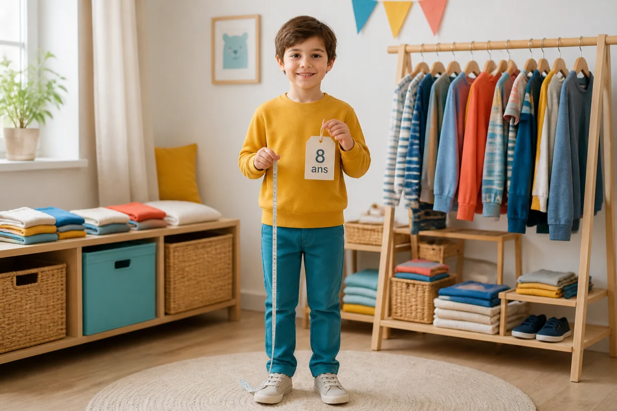 Quelle taille choisir à 8 ans pour un enfant