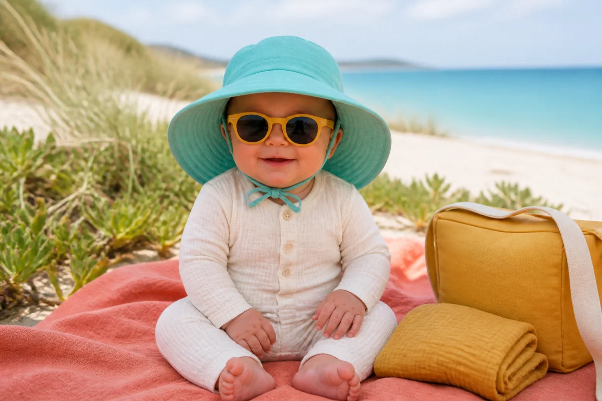 Comment éviter un coup de soleil chez un bébé